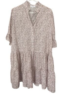 Monte Floral Tiered Mini Dress Size‎ Large 📦
